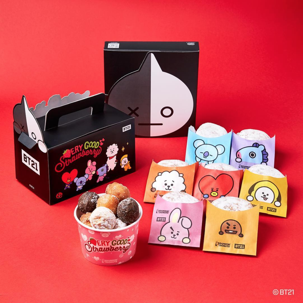 ENDORSEMENTS] Dunkin' Donuts x BT21 — US BTS ARMY